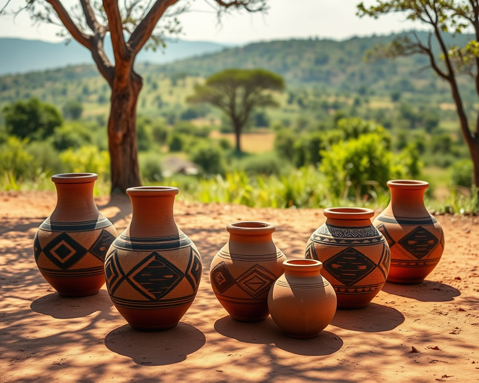 African Pottery Art With Bold Designs And Purpose CraftedInClay