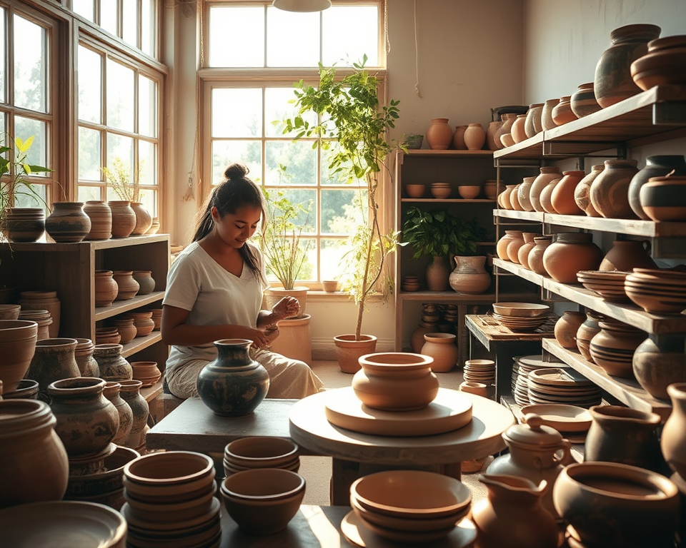 Image of Sustainable Pottery Materials: Clay & Eco-Friendly Glazes
